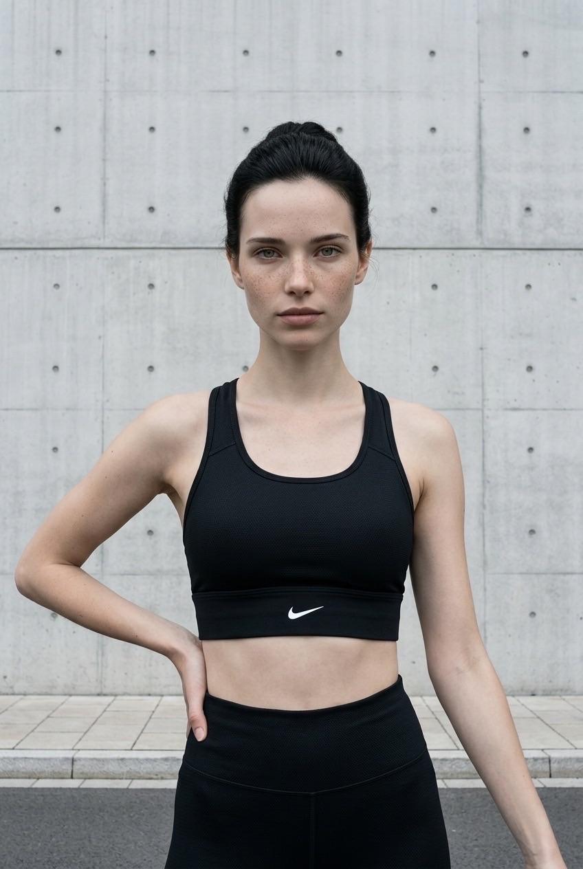 חזיית ספורט Nike שחורה - מידה M
